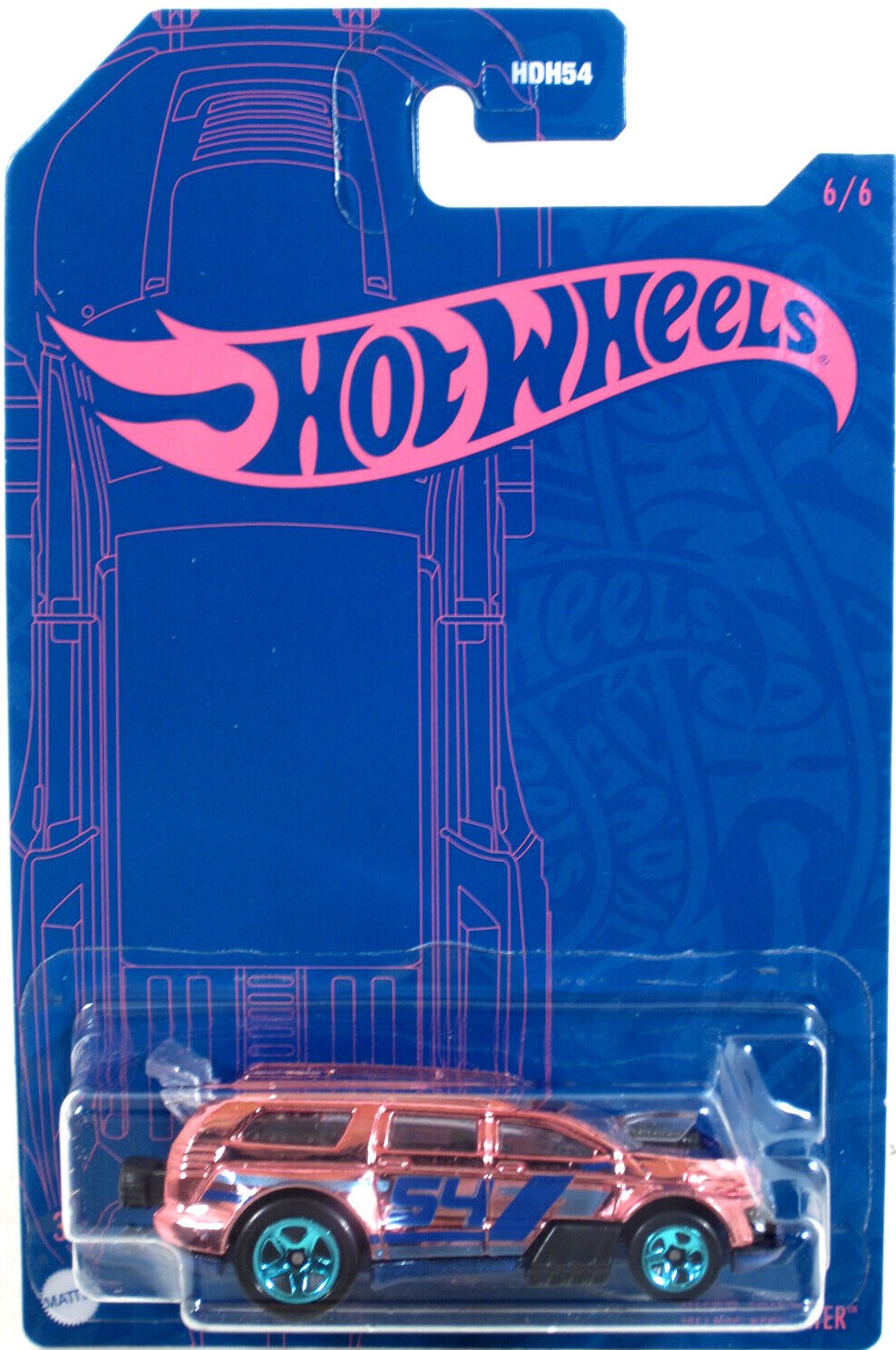 54周年 Hotwheels ホットウィール サテン&ピンク ５台SET Amazon.com: Hot Wheels 2022 Wave 2 Blue & Pink 54th