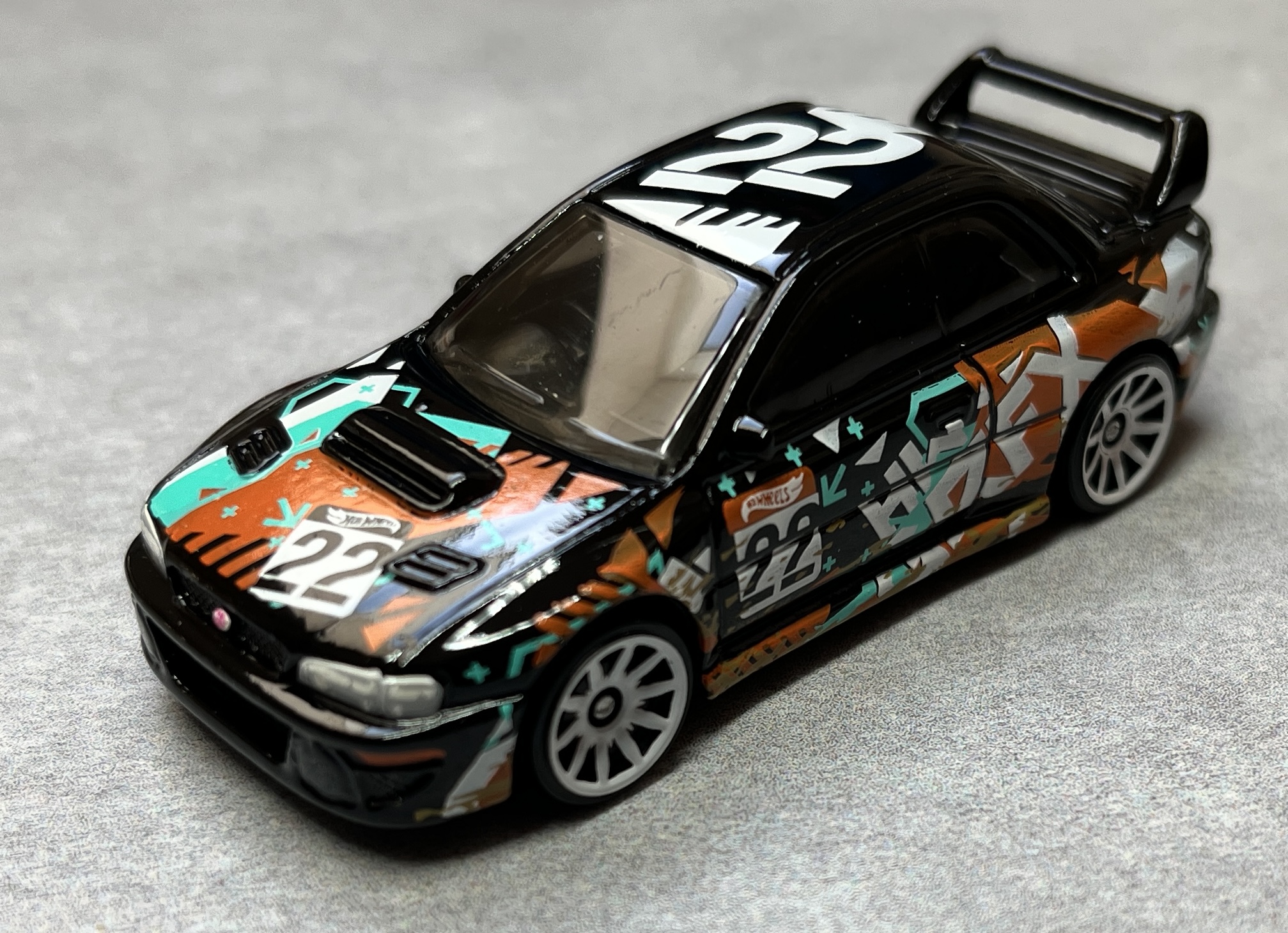 Subaru impreza 22b hot wheels cheap