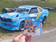 Tooned RX3.jpg (703 KB) Tooned Mazda RX-3 with it´s real size counterpart