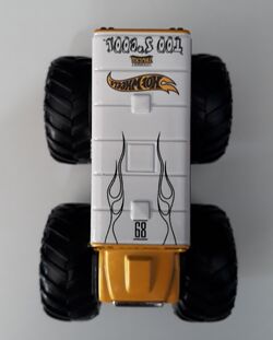 Hot Wheels Monster Trucks 1:64 Scale TOO S'COOL, Includes Hot