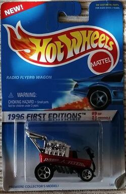 Hot wheels 1996 first editions radio flyer wagon shop