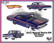 2012 Muscle Mania-GM 62 Chevy 103-247