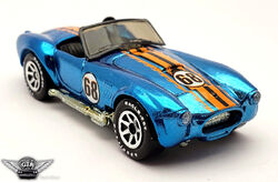 2011 Hot Wheels Shelby Cobra 427 Garage Real Riders 1:64 Silver T8265