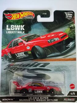 LB-ER34 Super Silhouette Nissan Skyline | Hot Wheels Wiki | Fandom