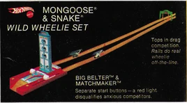 1972 Toys & Hobbies catalog Mongoose & Snake Wild Wheelie Set
