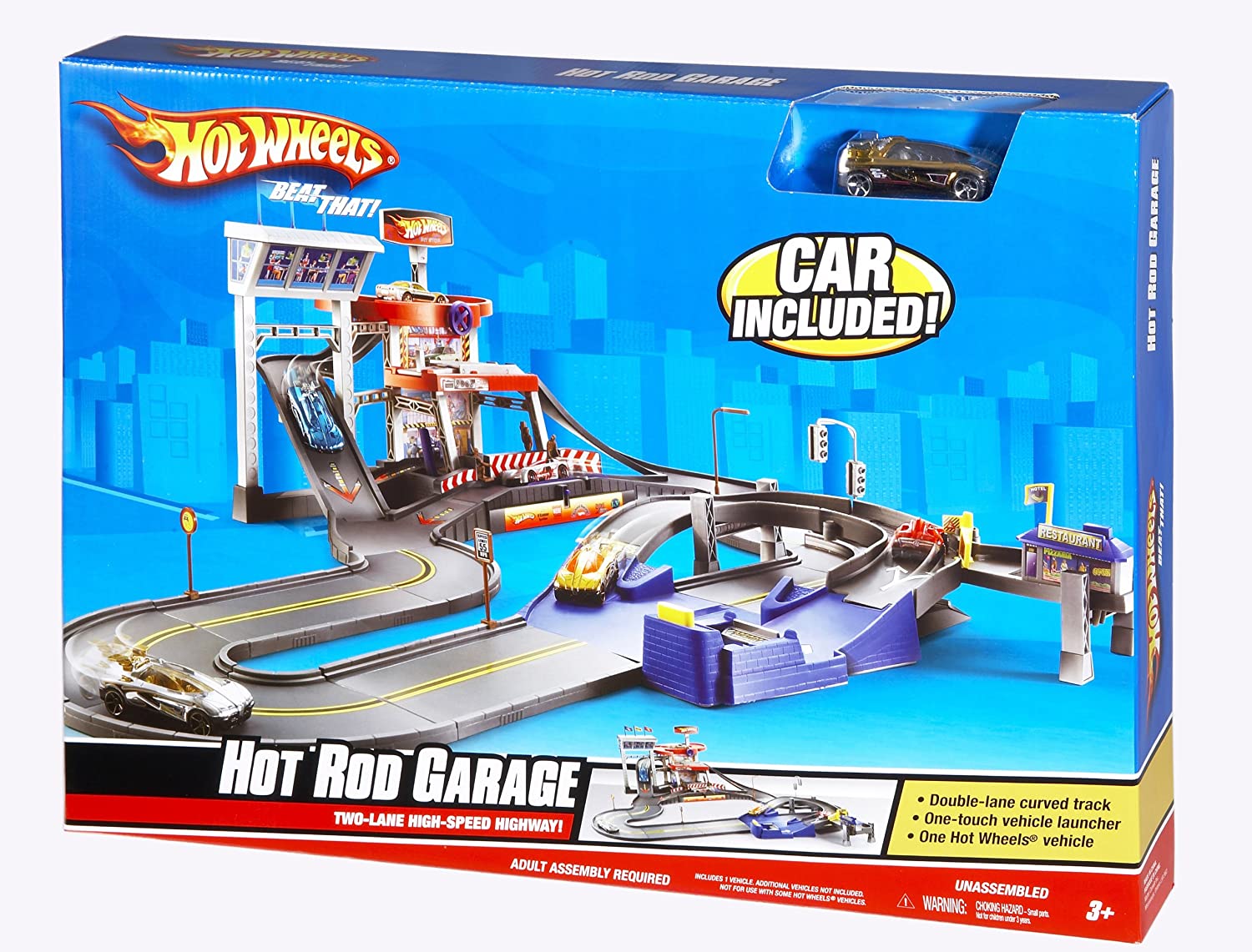 rooftop race garage hot wheels