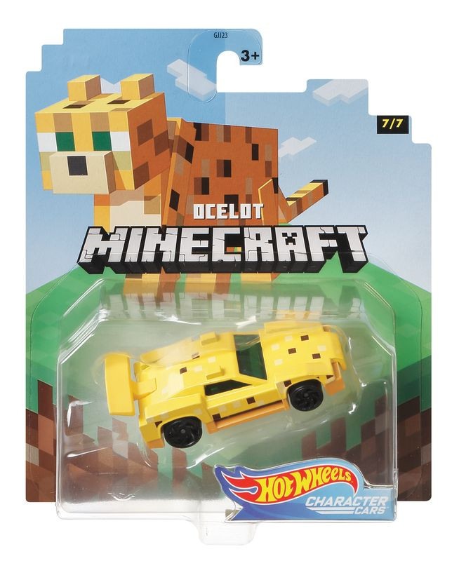 Hot wheels discount minecraft figures