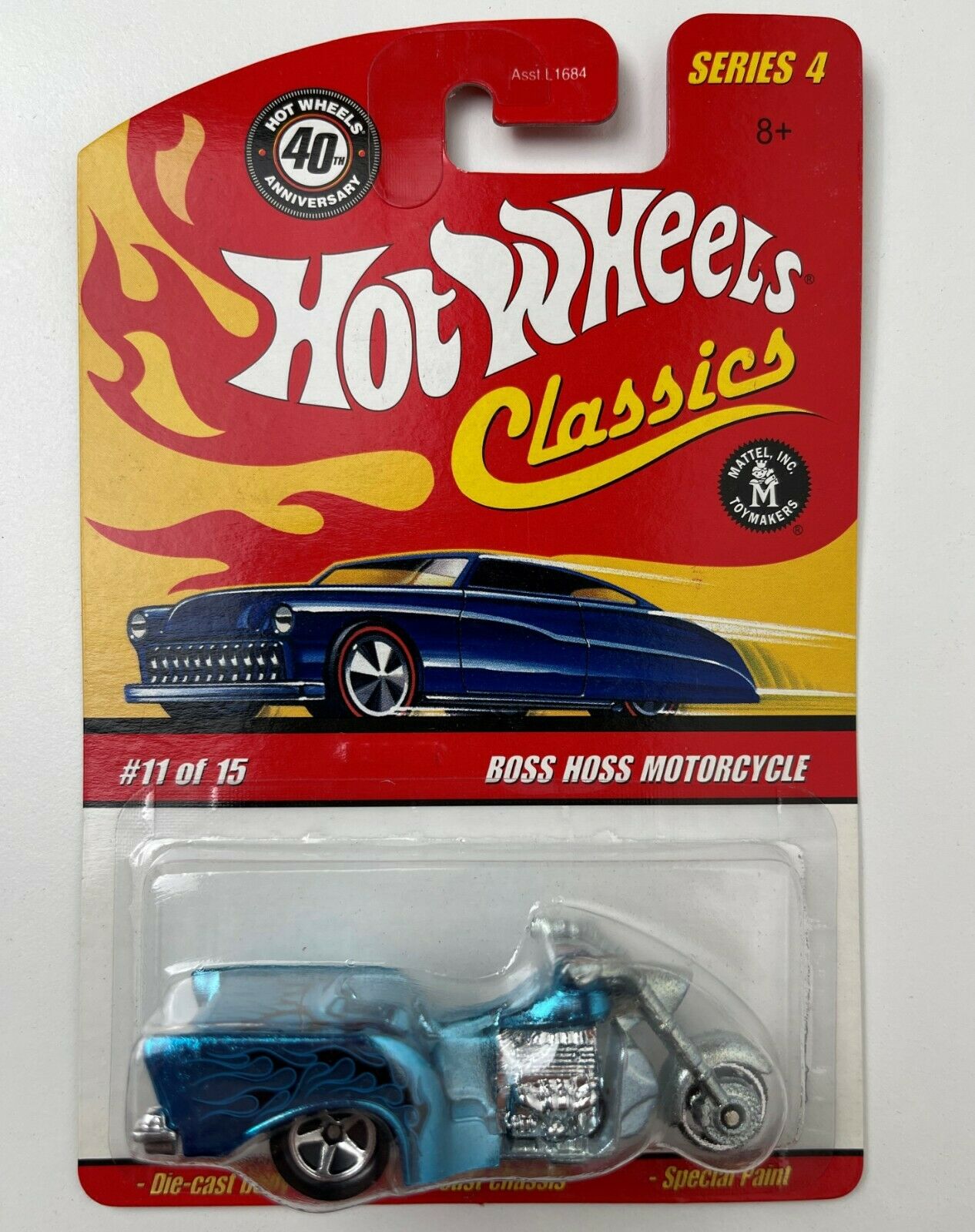ミニカー HOTWHEELS BOSS HOSS MOTORCYCLE 2011 Hot Wheels #168 HW Main Street Boss Hoss Motorcycle