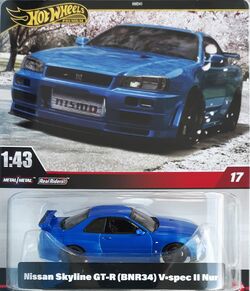 Nissan Skyline GT-R (BNR34) V·spec II Nür | Hot Wheels Wiki