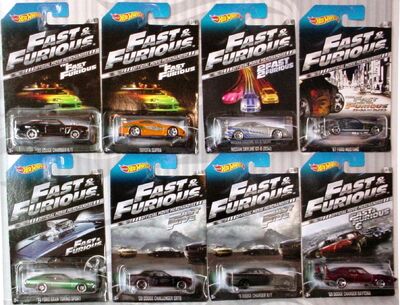 Hot Wheels 2018 2 Fast 2 Furious Complete Set of 6