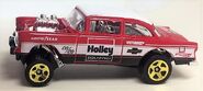 55 Chevy Belair Gasser. 2019 Holley Recolor. Sidevue