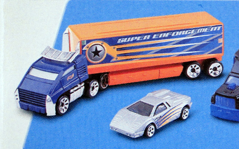 2002 Future Truck (Blue Cab, Orange Trailer)