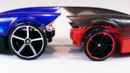 Illustrates change in rear wheel between the 2010 and 2012 versions