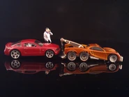 Tow Jam towing a broken car