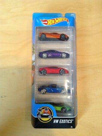 hot wheels 5 pack exotics