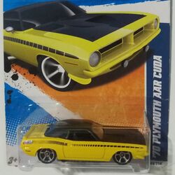 '70 Plymouth AAR Cuda Green Chrome 5sp 2009 Models Hot Wheels 6134 for sale online