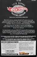 13th Annual Collectors Convention Back of Card 1999