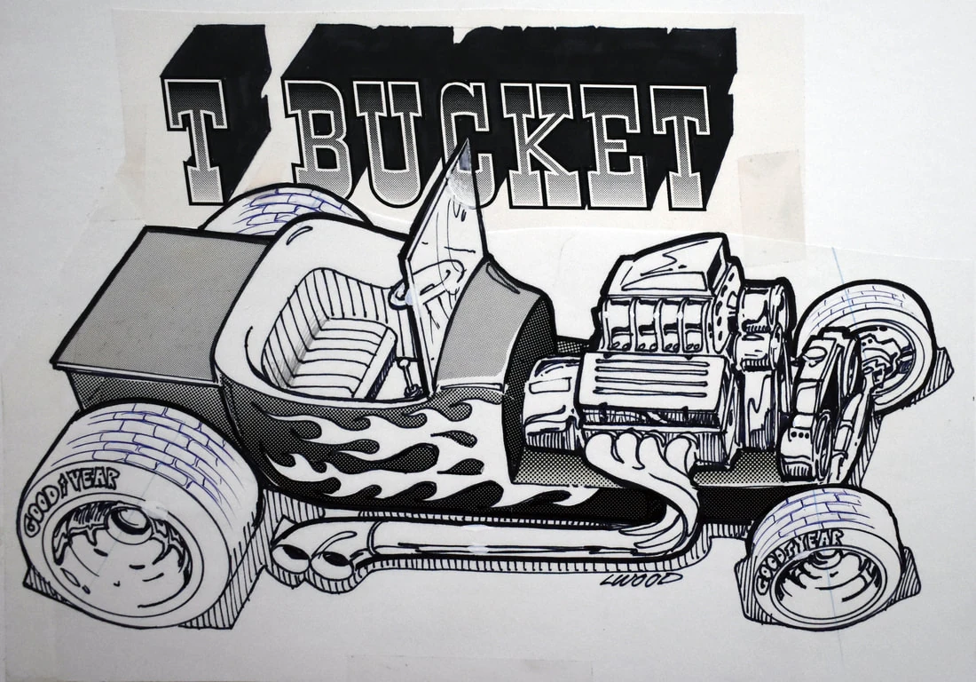1991 T-Bucket (Bright Yellow-Green)