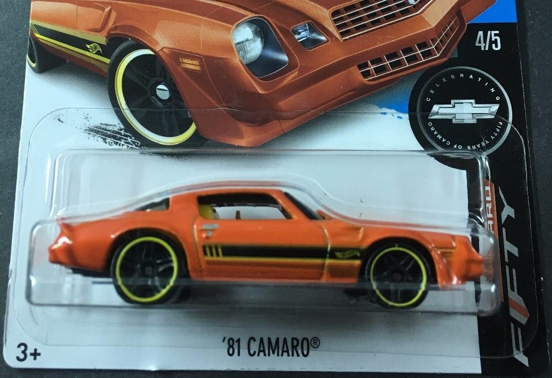 2017 Hot Wheels CAMARO FIFTY 4/5 '81 Camaro 250/365