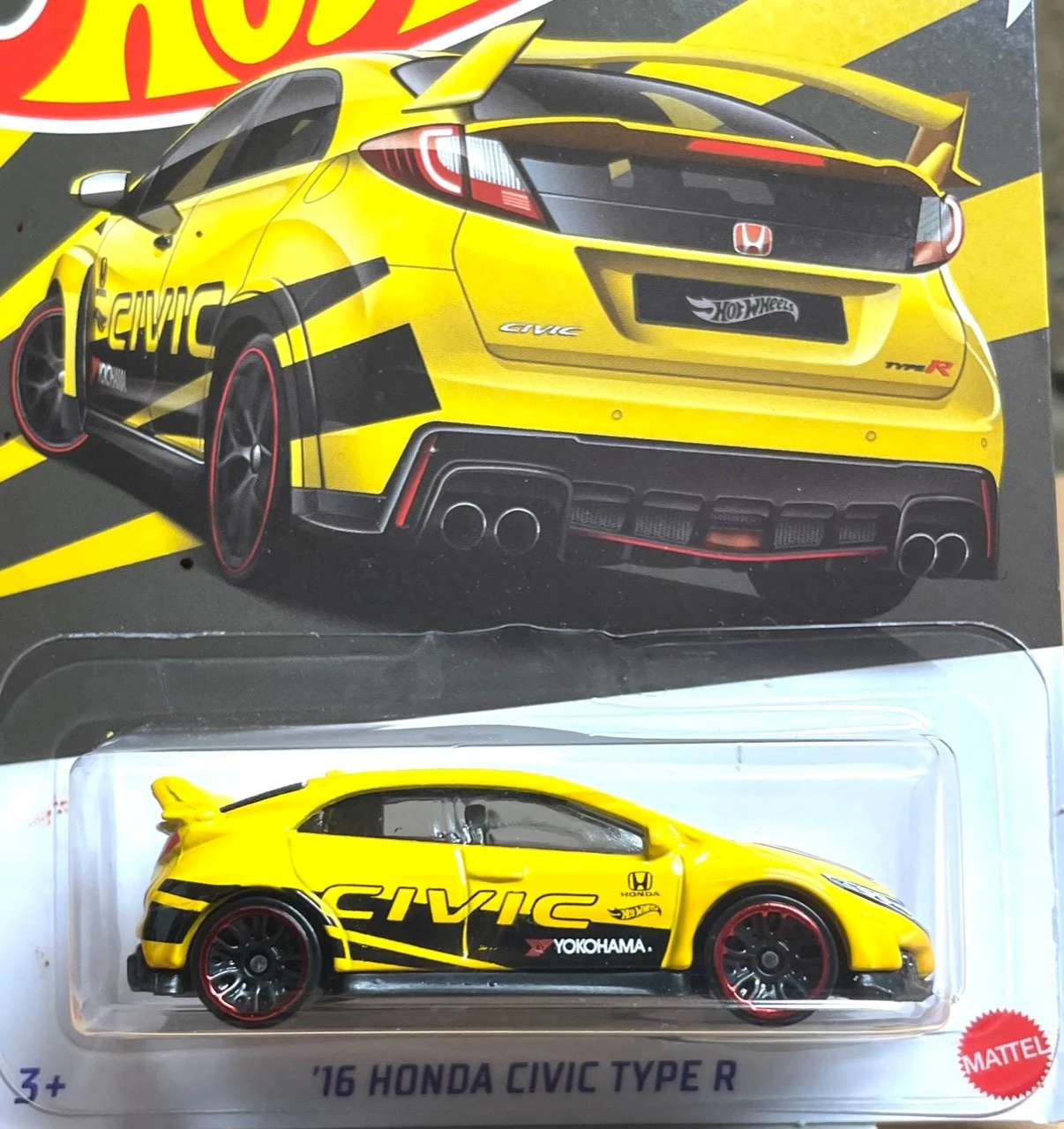 2022 '16 Honda Civic Type R (Sunlight Yellow)