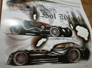 Jun Imai's Artwork in 2006 Hot Wheels Calendar