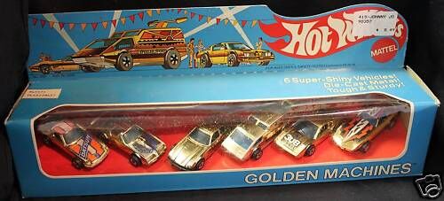 Hot wheels Legends Tour Pack 6 Car Golden