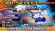 Krazy 8S was playable in hot wheels Burnin' Rubber GBA