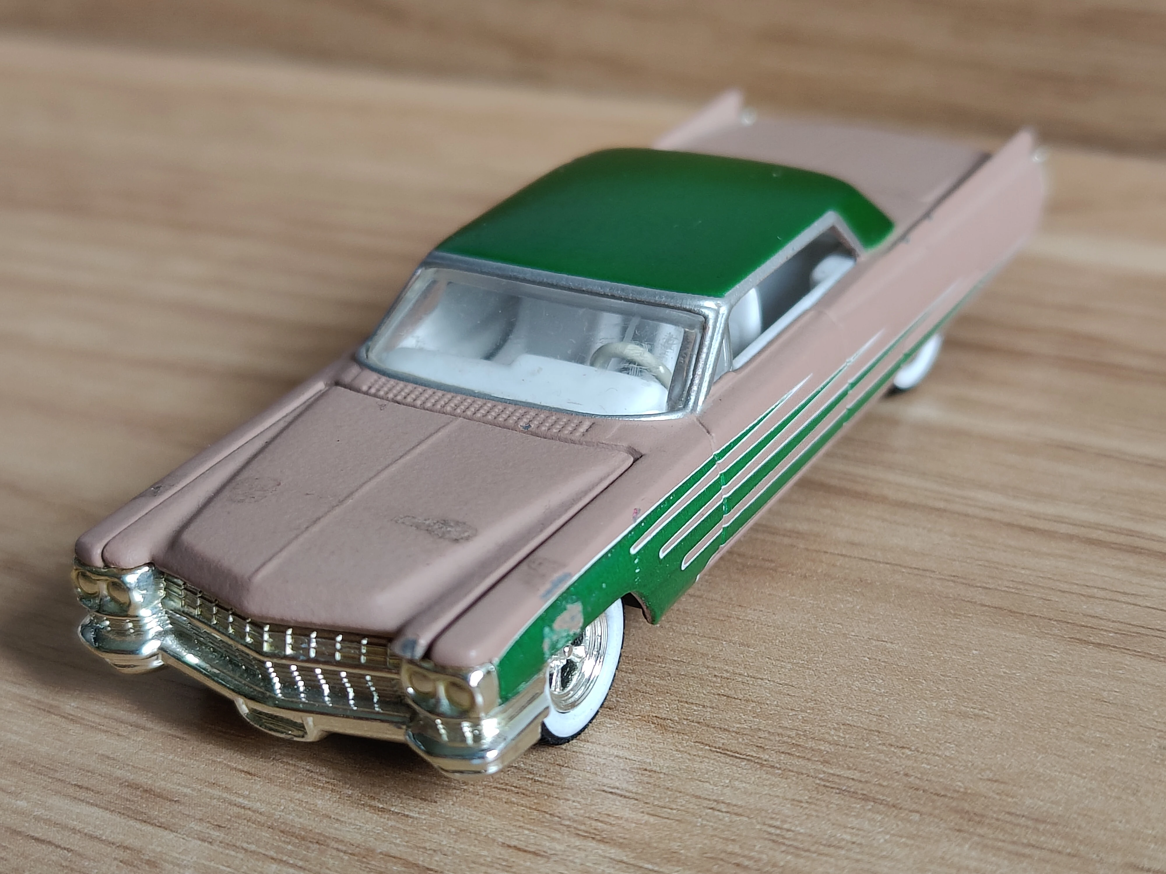 2004 1963 Cadillac Coupe DeVille (Beige W/ Green Roof)