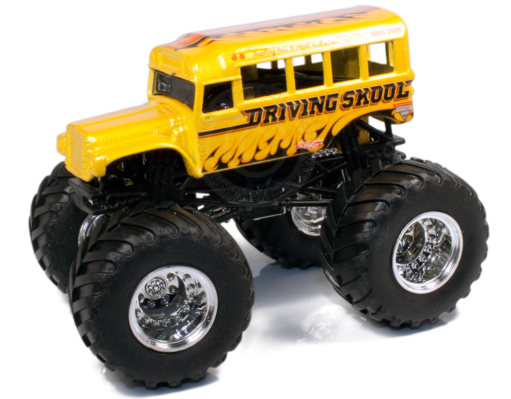 hot wheels monster truck school bus