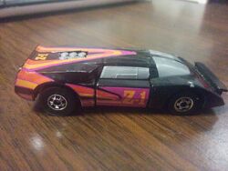 Hot Wheels 3 Pack 2016 Race Cars Pink Crash, Black Red Sports Car Orange RSQ