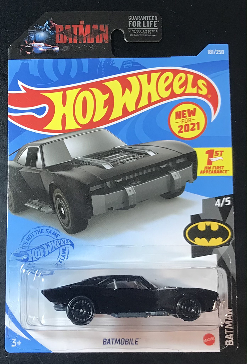 Details about   Hot Wheels The Batman Batmobile on short card New 2021 