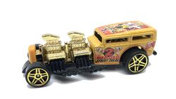 1996 Hot Wheels Way 2 Fast, Purple with Gold Rims and Skull