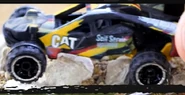 One off Caterpillar Buggy shown in a HW x Caterpillar collab video.