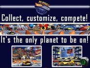 "World" Button takes you to this advertisement on Planet Hot Wheels