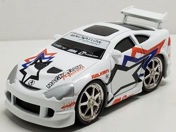 Mattel Brick Shop Hot Wheels Miniature Hot Wheels 1/18 Acura RSX (Honda) - Édition Custom Tuning, Couleur Orange, Occasion Rare Hot Wheels Acura Rsx Tuning
