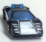 Lamborghini Countach Police Car.Front