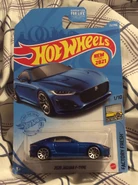 2020 Jaguar F-Type on the 2021 USA Long Card (front)