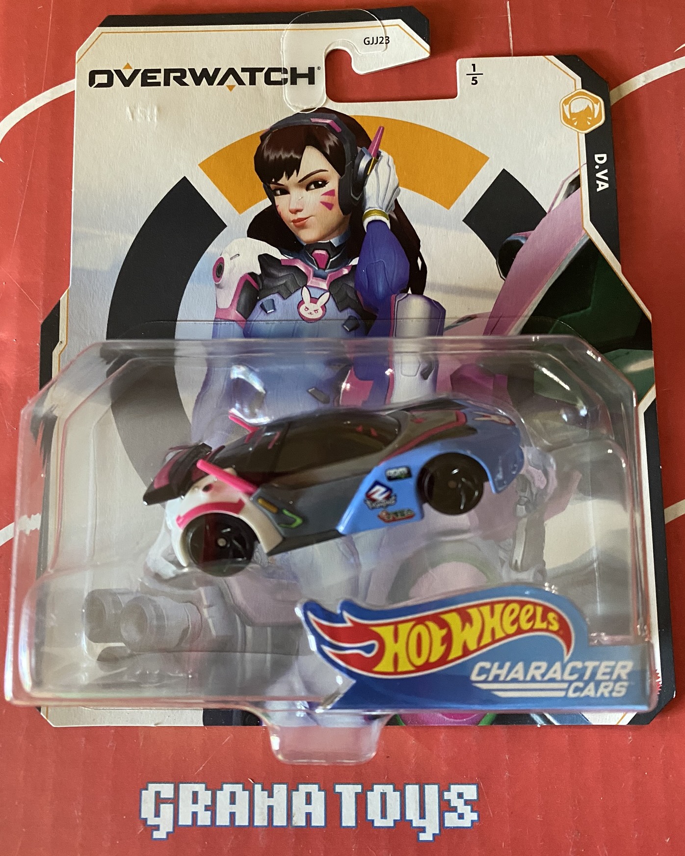 Tracer - Overwatch - Character Cars 1/64 - Hot Wheels