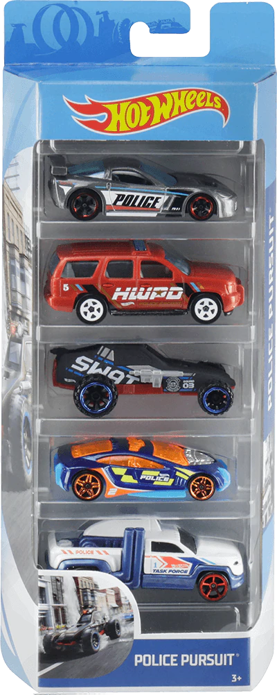 Hot Wheels City Police Pursuit with Car 