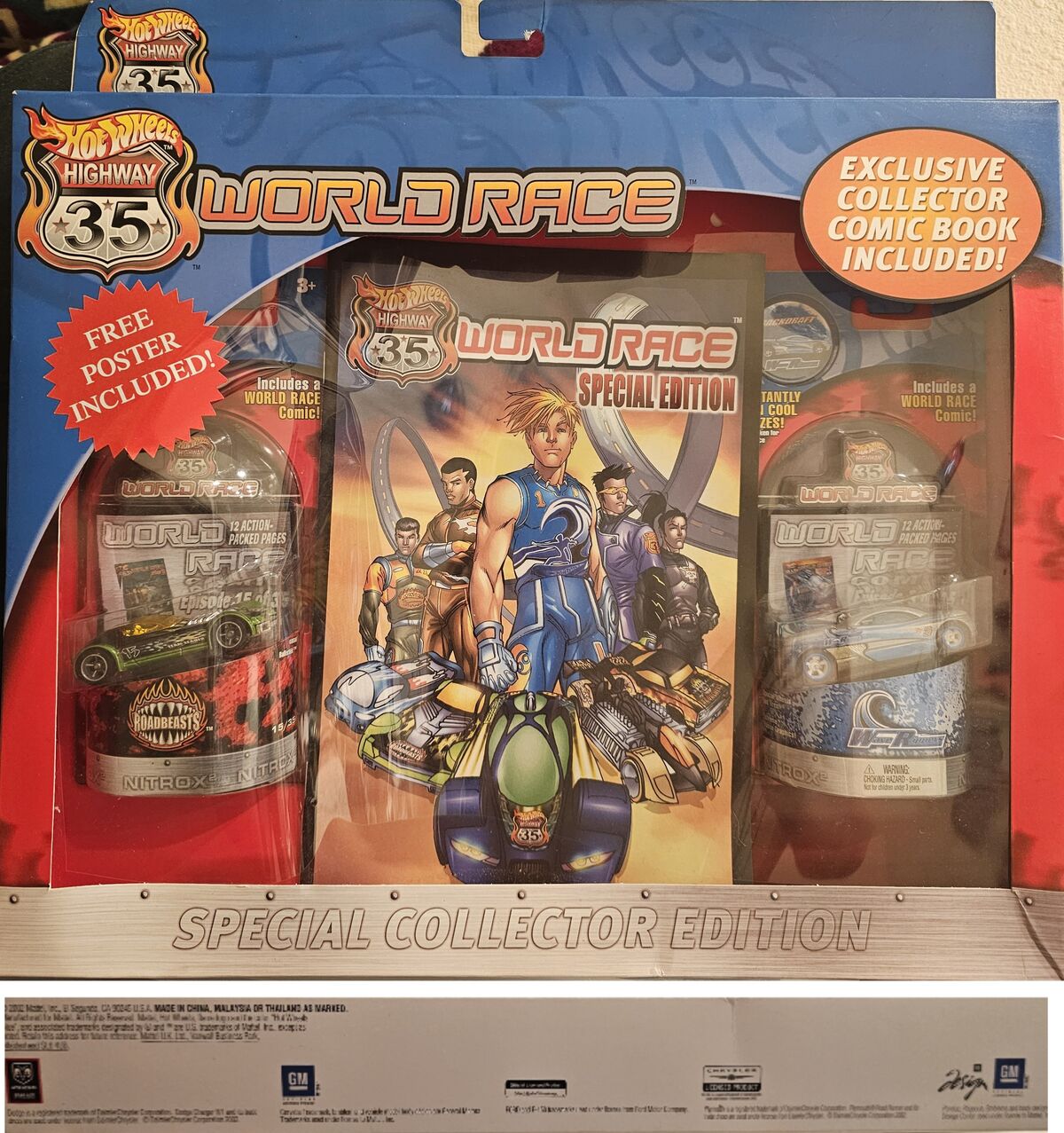 Hot Wheels Highway 35 World Race Moto Crossed Roadbeasts 18