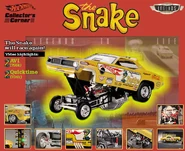 Digital promotional banner from the classic Hot Wheels "Collector's Corner" website.
