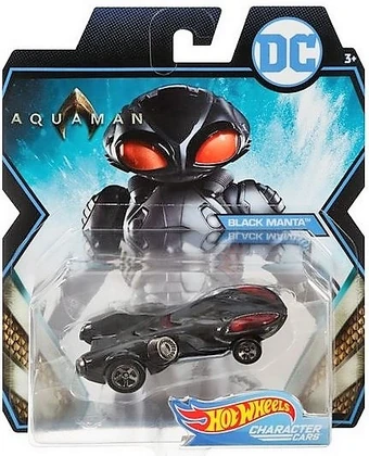 hot wheels black manta