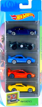 Details about   hot wheels exotics 5 pack 2020