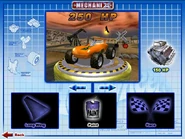 Cat-A-Pult as a playable car i Hot Wheels Mechanix for the PC 1999 Terrorific Series