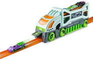 A purple version featured in the stock image for the unreleased Speed Chargers Truck, presumably planned to come with the set.