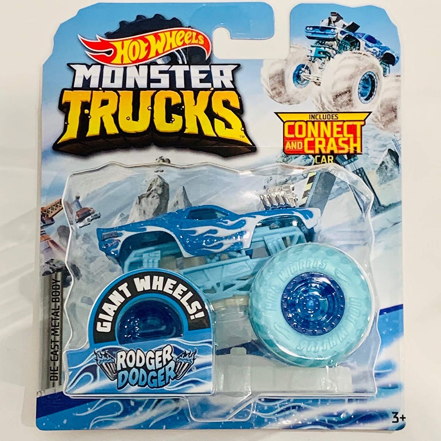 Hot Wheels Monster Trucks 1:64 Rodger Rodger Ramchargers Vehicle