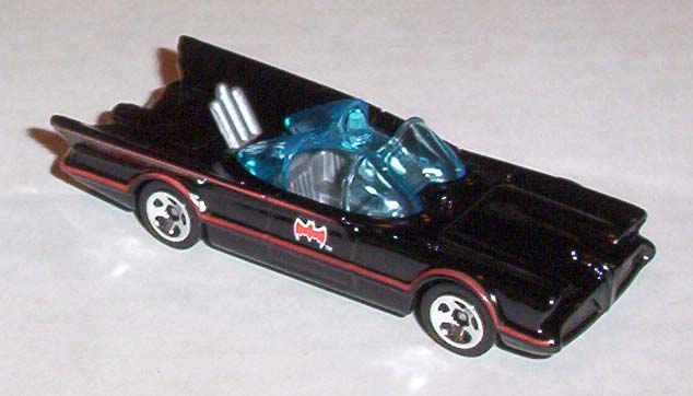 Loose Hot Wheels - Batman Batmobile 60's TV Series Car - Gold and