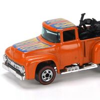 1973 hot wheels truck with motorcycles