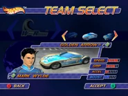 Hot Wheels Golden arrow in highway 35th world Race