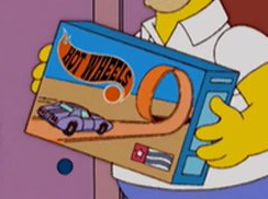 hot wheels simpsons car